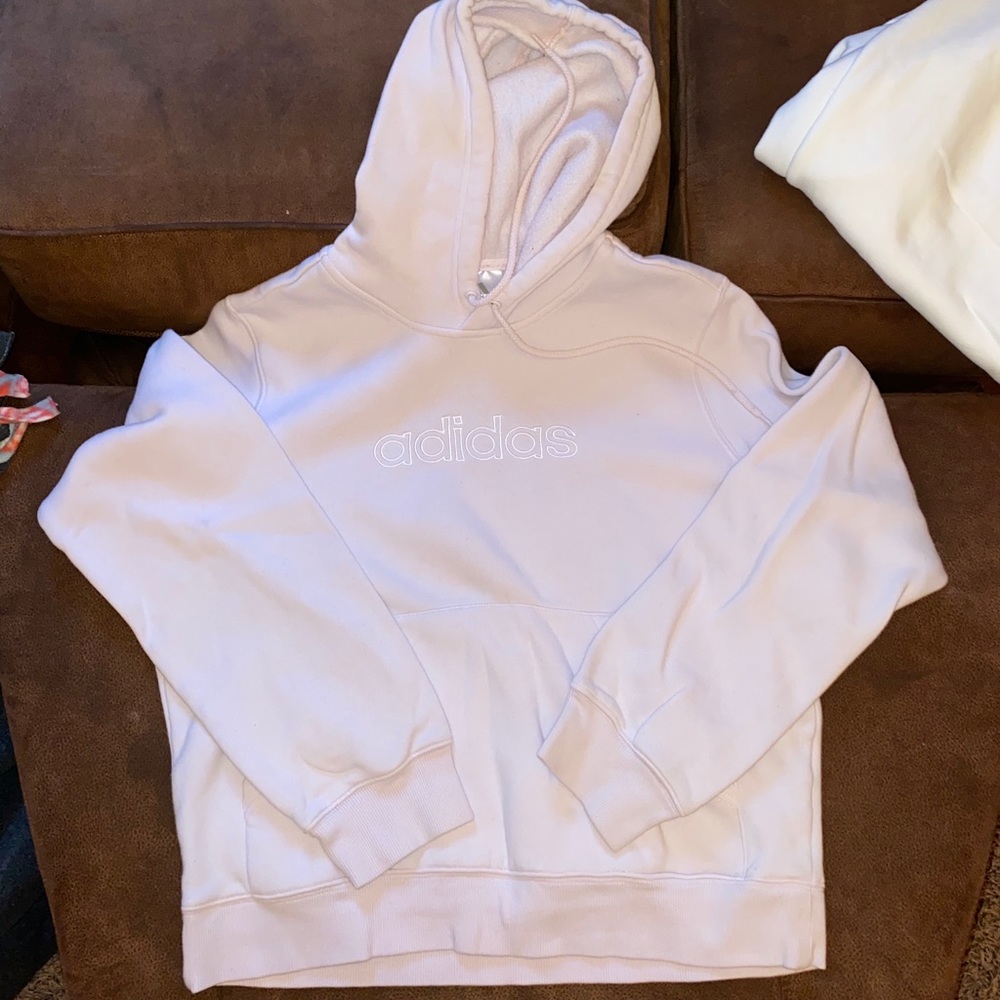 Light pink Adidas hoodie